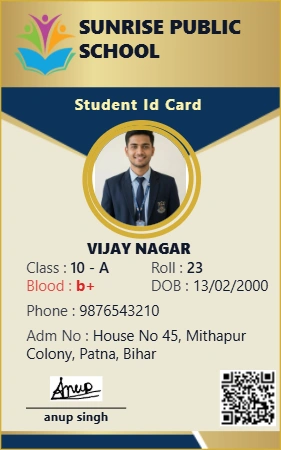 DPS Premium Gold ID Format Design for PVC Print