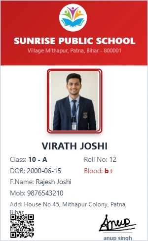 Ultimate Portrait ID (Full Details) Format Design for PVC Print